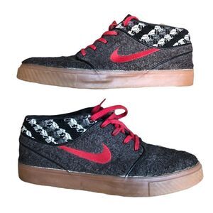 Rare 2014 Nike Sb Stefan Janoski Mid Warmth Black Red Size 11